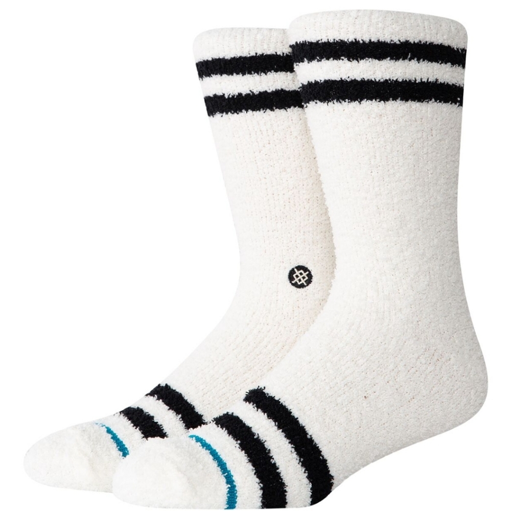 NWT Women's Stance Classic Crew White and Black Striped Socks - Picture 2 of 9